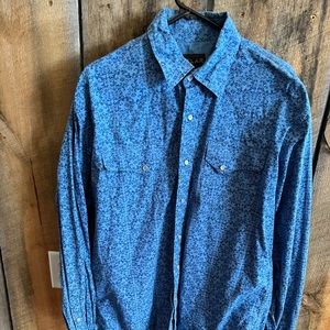 Pintlar blue XLT western mens shirt
